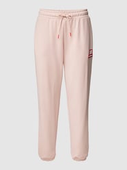 Sweatpants met labeldetail van New Balance Roze - 37