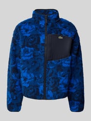 Sweatjacke mit Stehkragen von Lacoste Blau - 42