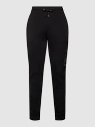 Sweatpants mit Label-Detail Modell 'Silvio' von 19V69 Italia Schwarz - 39