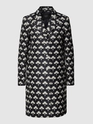 Mantel mit Allover-Muster und Effektgarn Modell 'Luisa' von Weekend Max Mara Blau - 39