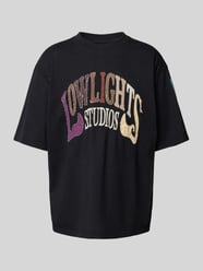 T-Shirt mit Label-Details von Low Lights Studios Schwarz - 40