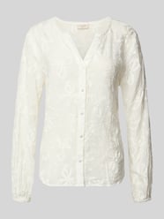 Blouse van viscosemix met knoopsluiting model 'Randy' van FREE/QUENT - 5