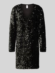 Cocktailjurk met pailletten, model 'ELLE' van YAS - 25