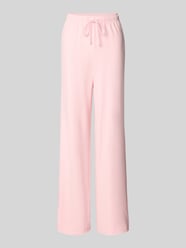Wide leg sweatbroek met elastische band van American Vintage Fuchsia - 19