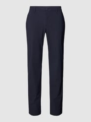 Slim Fit Hose mit Eingrifftaschen von Alberto Blau - 30