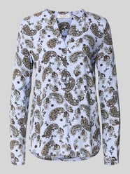 Blouseshirt van viscose met V-hals van Christian Berg Woman - 46