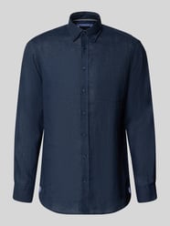 Slim Fit Leinenhemd mit Brusttasche von Christian Berg Men - 41