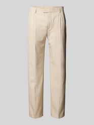 Regular Fit Anzughose mit Eingrifftaschen von MCNEAL Beige - 2