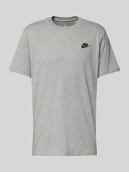 T-Shirt mit Logo-Stitching von Nike Grau - 16