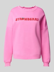 Oversized Sweatshirt aus Baumwoll-Mix Modell 'MALIAH' von Pieces - 27