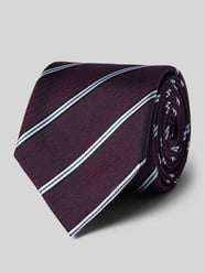 Seidenkrawatte aus reiner Seide (7,5 cm) von Willen Bordeaux - 7