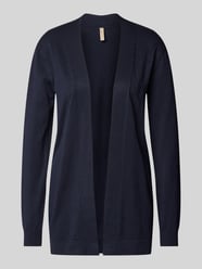 Cardigan aus Viskose-Mix mit Schalkragen Modell 'DOLLIE' von Soyaconcept Blau - 4