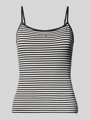 slim fit tanktop van katoenmix van Tommy Jeans - 22