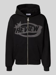 Sweatjacke mit Label-Print von REVIEW - 39