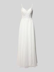 Regular Fit Brautkleid mit floralem Spitzenbesatz von Luxuar - 14