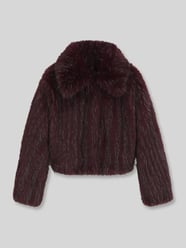 Fake Fur Webpelzjacke von BOSS Orange Bordeaux - 33