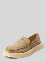 Slipper mit Logo-Applikation Modell 'Riva' von Hide&Jack Beige - 18
