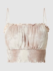 Crop Top im Batik-Look  von REVIEW Lila - 34