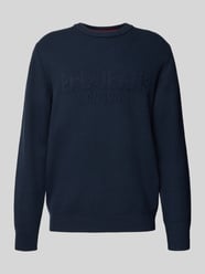 Regular fit gebreide pullover van een mix van viscose en katoen, model 'PHINEAS' van Pepe Jeans - 5