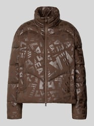 Steppjacke mit Logo-Muster und Stehkragen von EA7 Emporio Armani - 24