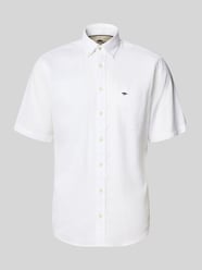 Slim Fit Freizeithemd aus Leinen-Baumwoll-Mix von Fynch-Hatton - 18