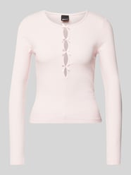 Longsleeve mit Schleifen-Details von Gina Tricot Rosa - 5