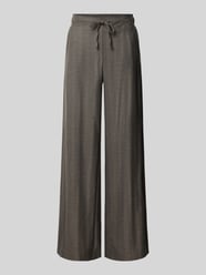 Regular Fit Hose mit elastischem Bund von OPUS Beige - 28