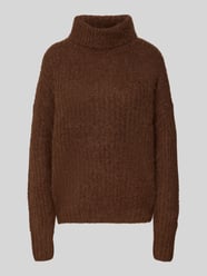 Sweter o kroju relaxed fit z imitacji dzianiny z mieszanki wełny z alpaki od Fynch-Hatton - 15