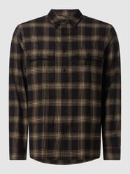 Regular Fit Flanellhemd aus Baumwolle  von Mango Schwarz - 27