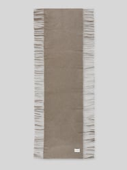 Schal mit Fransenabschluss von Marc O'Polo Beige - 45