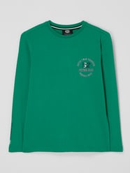 Longsleeve met logoprint  van Petrol Groen - 38
