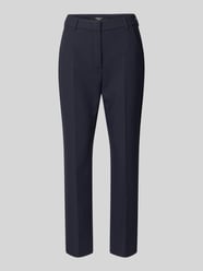 Spodnie z zakładkami w pasie o kroju slim fit z dodatkiem wiskozy model „RANA” od Weekend Max Mara - 5