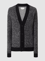Cardigan in Melange-Optik von Tom Tailor Denim Grau / Schwarz - 39
