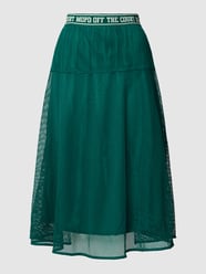 Midirok met logo in band van Marc O'Polo Denim Groen - 33