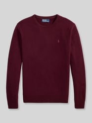 Regular Fit Pullover aus reiner Wolle von Polo Ralph Lauren Bordeaux - 14