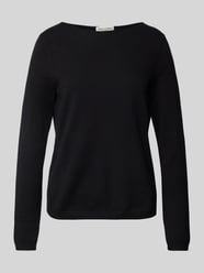 Regular Fit Pullover mit U-Boot-Ausschnitt von Marc O'Polo Schwarz - 37