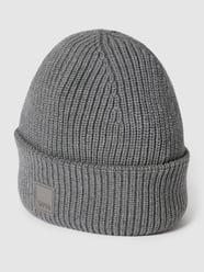 Beanie mit Label-Detail von Marc O'Polo Denim Grau - 6