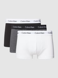 Trunks mit elastischem Label-Bund im 3er-Pack von Calvin Klein Underwear Weiß - 5