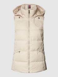Steppweste mit Kapuze Modell 'FEMININE' von Tommy Hilfiger Beige - 25