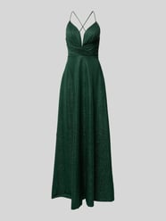 Abendkleid mit tiefem V-Ausschnitt von Luxuar - 45