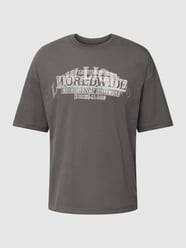 T-shirt met strass-steentjes van Low Lights Studios Grijs - 4