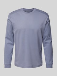 Regular Fit Langarmshirt aus reiner Baumwolle von Tom Tailor Blau - 36