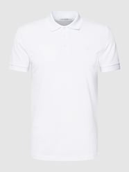 Poloshirt met logostitching, model 'Darios' van Tiger Of Sweden Wit - 8