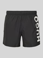 Badehose mit Label-Print Modell 'ABAS' von HUGO - 21