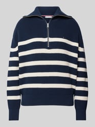 Sweter z dzianiny z kołnierzem model ‘CARDI STITCH’ od Tommy Hilfiger - 22