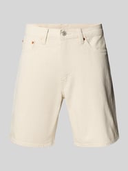 Korte loose fit jeans in 5-pocketmodel, model '468' van Levi's® - 1