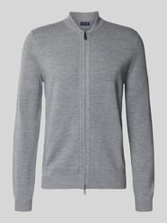 Slim Fit Strickjacke aus Woll-Mix von Christian Berg Men - 3