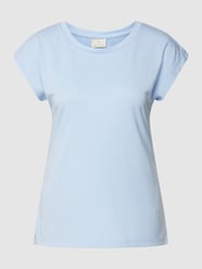 T-Shirt mit Rundhalsausschnitt Modell 'Lise Marie' von Kaffe Blau - 14