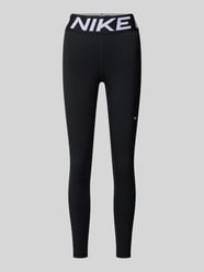 Leggings mit elastischem Bund und Logo von Nike Training - 21