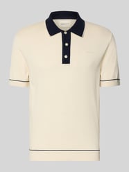 Slim Fit Poloshirt mit Logo-Stitching von GANT - 27